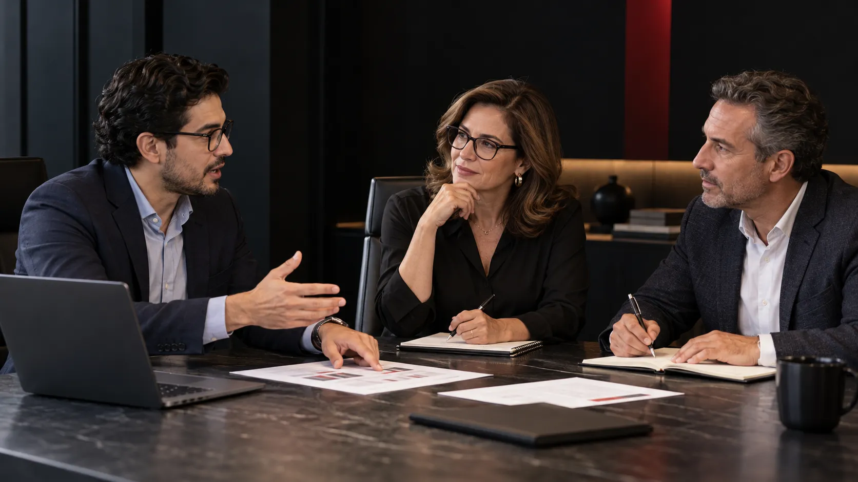 Reunión de trabajo entre consultores de Konzeppt y el equipo comercial del cliente